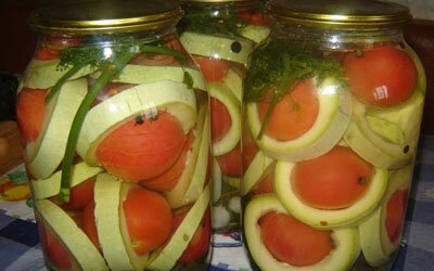 рецепт кабачков с помидорами